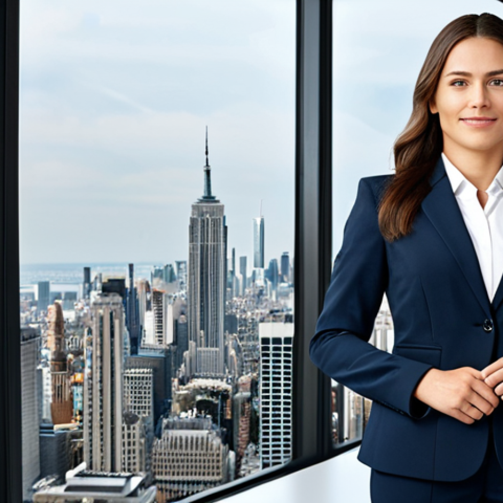 Business Professional**

"A confident businesswoman in a tailored suit, fully clothed in professional attire, standing in a modern office with a city skyline view, safe for work, perfect anatomy, correct proportions, high-resolution photography, family-friendly."

**